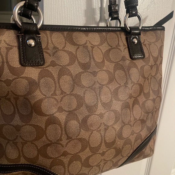Coach Brown Tote Bag - Picture 7 of 14
